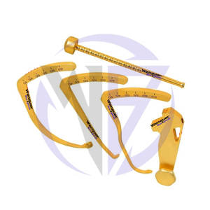 Instrumento ortopédico para ACL y PCL, Juego de 5 piezas de plantillas ACL PCL, Color dorado, Grado hospitalario - Product Image 4