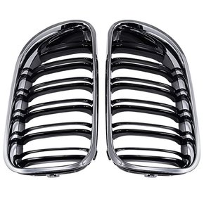 Rejilla de Riñón para BMW Serie 6 F06 F12 F13 2012 51712352809 51712352810, Rejilla de Riñón Negra de Alto Rendimiento, Juego de Rejillas de Repuesto - Product Image 1