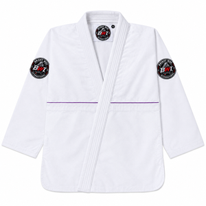 ชุดยิวยิตสูบราซิลเลี่ยน BJJ GI แบบคิโมโน คุณภาพสูง ผ้าเพิร์ลวีฟ สวมใส่สบาย สำหรับทุกเพศ พร้อมปักโลโก้ บราซิลเลี่ยน บีเจเจ - Product Image 2
