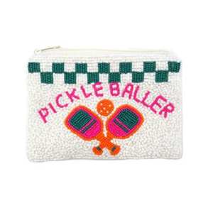 Porte-monnaie brodé à la main avec perles, pochette zippée, mini sac à monnaie pour femmes et filles - Product Image 4