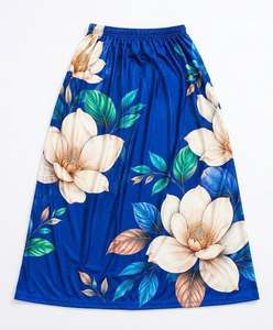 New Design Polynesian Hawaii Tribal <b>Printed</b> Women <b>Skirts</b> Vintage High Waisted Long <b>Maxi</b> <b>Skirt</b> Lockdown - Product Image 1