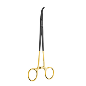 High Quality Adson Hemostatic Forceps Curved 8.5" Black/Gold Micro Vascular & Plastic surgery German Steel Surgical Instruments - Product Image 1