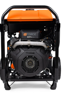MEJOR OFERTA 2026: Generador Portátil a Gas de 5500 Vatios, Nuevo, con Arranque Eléctrico y Alerta, Naranja y Negro - Product Image 4