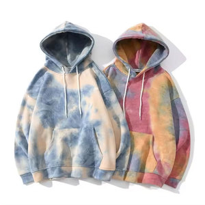Sweat-shirt à capuche classique pour homme, tie-dye, léger, à manches longues, avec capuche réglable et poche kangourou - Product Image 5