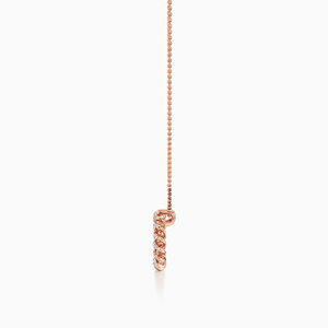 Colgante de Lujo Minimalista con Círculos Entrelazados y Diamantes Cultivados en Laboratorio, Corte Brillante, Oro 10K 14K 18K, Plata 925 935, Rodio - Product Image 4