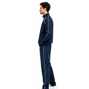 <b>Men</b> Nylon Tracksuit Wind Resistant Lightweight Fitness Wear <b>Jacket</b> and Pants Set OEM ODM Custom Factory Direct Nylon Tracksuits - Product Image 6