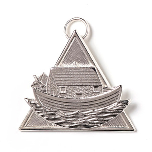 Low MOQ Silver Royal Ark Mariner Provincial Collarette Jewel Masonic Regalia Jewel Custom <b>Collar</b> Jewel - Product Image 1