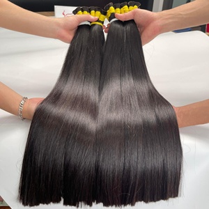 Cheveux vierges vietnamiens de qualité supérieure, couleur noire naturelle, longueur complète 6-32 pouces, approvisionnement en gros de haute qualité - Product Image 3