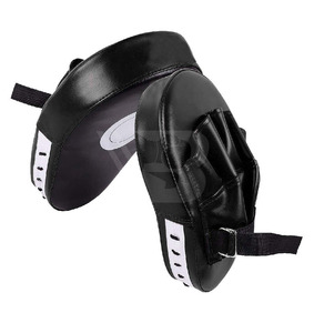 Mitaines de boxe MMA professionnelles en cuir premium avec coussinets de frappe et poignets lacés, personnalisables avec logo - Product Image 1