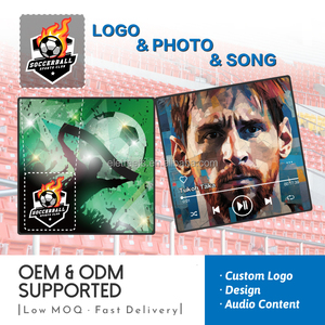 Aimant de réfrigérateur audio personnalisé OEM, lecteur de musique, cadeau promotionnel pour événements, cadeau pour les fans de superstars, pour les événements sportifs de football - Product Image 6