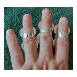 Kuchi — bagues réglables à Double perles, polis et polis, style Boho, ajustables, au meilleur prix - Product Image 4