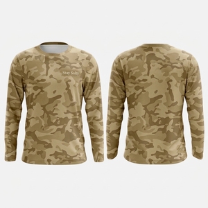 Camiseta de Pesca al por Mayor con Logotipo Personalizado OEM para Hombre, Manga Larga, Protección Solar UPF 50+, Secado Rápido - Product Image 5