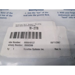 Novellus 78-2770, O-RING, Dovetail <b>Seal</b>, Greene - Trusted Global Legacy Semiconductor Equipment and Parts at - Product Image 3