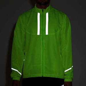 Custom Men's <b>Reflective</b> <b>Running</b> Windbreaker | Waterproof Lightweight Athletic <b>Jacket</b> for Jogging Outdoor Training and Sports - Product Image 4