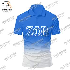 Camisetas Polo Bordadas de la Hermandad Zeta Phi Beta para Mujer |   Camiseta Polo Personalizada Bordada para Mujer, Estilo Nuevo - Product Image 6