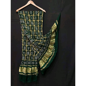 Luxury Ghatchola Bandhej Dupatta | Handmade Tie-Dye <b>Art</b> | Wedding & Festive Fashion Collection - Product Image 1