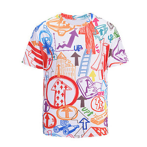 T-shirt de sport pour homme en gros, 100 % coton 240g, respirant, anti-rétrécissement, tie-dye, imprimé photo, style streetwear, manches courtes, col rond - Product Image 2