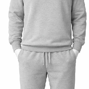 Wholesale Heavyweight Cotton Fleece <b>Pullover</b> Round Neck Unisex <b>Jumper</b> High-Quality Solid Color Men Sweatshirt - Product Image 4