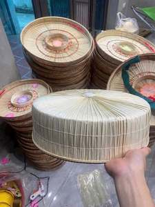 Sombrero Tradicional Vietnamita Quai Thao Non La, con Logotipo Personalizado, Cónico, Hecho a Mano con Bambú, Palma y Hierba Natural, para Playa, Viajes y Aire Libre - Product Image 3