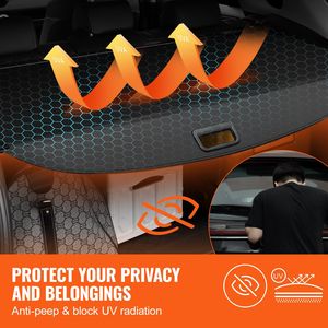 Telo Copribagagli Retrattile Impermeabile per Chevrolet Equinox 2018-20 e Accessorio di Controllo Carico per GMC Terrain - Product Image 3