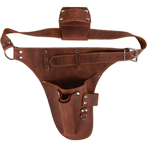 Cinturón de herramientas de cuero personalizado al por mayor para floristas, organizador profesional de jardinería, bolsa de cintura duradera, ajustable, con múltiples bolsillos, en venta. - Product Image 5
