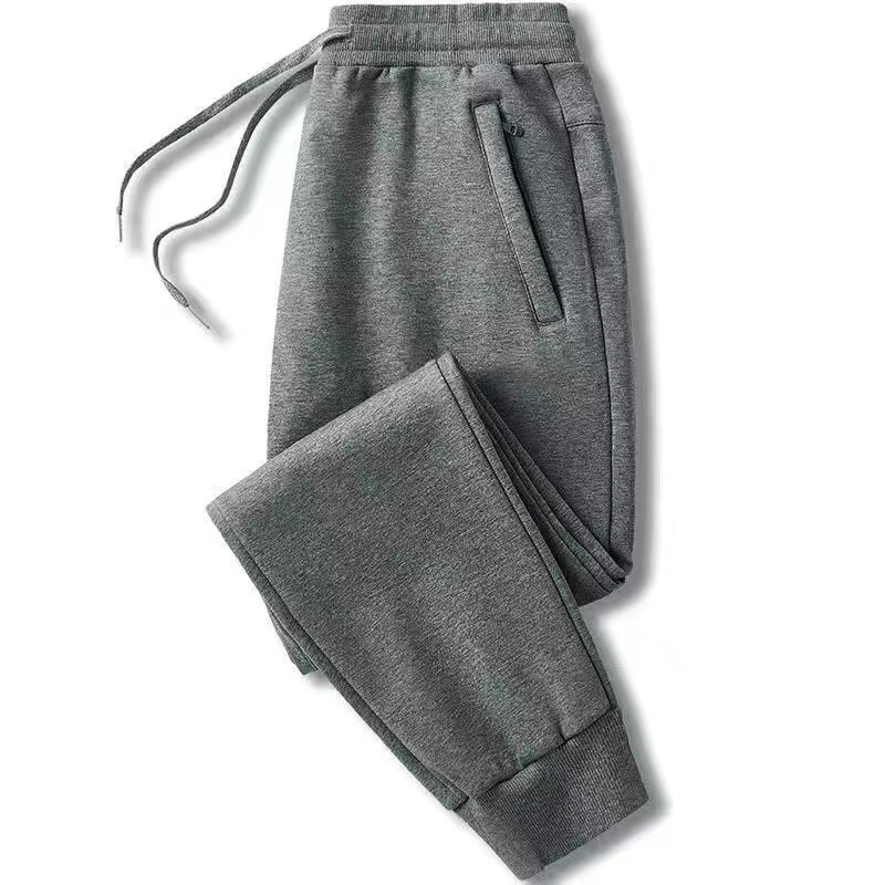 316 Gris Foncé avec Fermeture Éclair et Jambe Effilée [Coupe Standard]