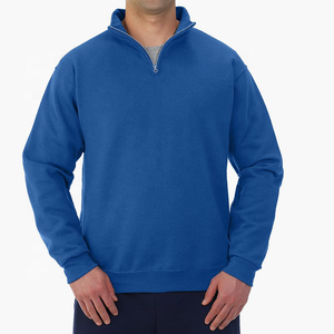 Sudadera con media cremallera Sudaderas con media cremallera Unisex Quarter-zip Pullover Hombres 1/4 Zip Stand Collar Sudadera con cremallera Sudadera con capucha - Product Image 2