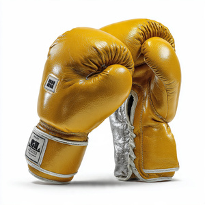 Guantes de Boxeo de Cuero de 1OZ con Diseño de Camuflaje Personalizado, Guantes de Cuero para Entrenamiento de Combate, Guantes de Camuflaje para Peleas - Product Image 5