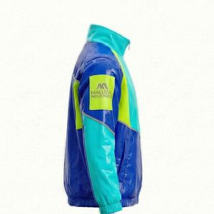 Bulk Unisex Hooded Waterproof Coated Streetwear Winter Jacket Custom Branding Europe America Fashion Windbreaker - Product Image 4