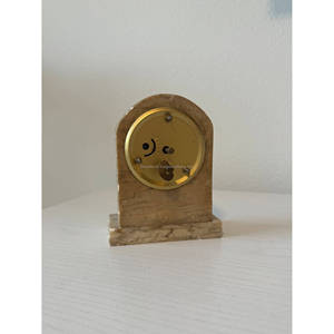 TCE Elegant Modern Art Deco Quartz Marble Table <b>Clock</b> Decorative Timepiece for Home <b>Office</b> and Premium Spaces Desk - Product Image 5