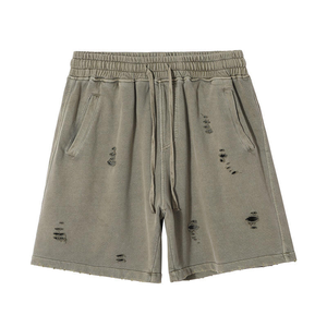 Pantalones Cortos Distressed para Hombre, Ligeros y Transpirables, Estilo Urbano, de Verano, Personalizados, de Alta Calidad - Product Image 4