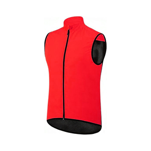 Chaleco reflectante de alta visibilidad para ciclismo, ligero, cortavientos, sin mangas, con cremallera completa, para hombres y mujeres - Product Image 4