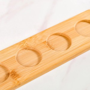 Kitchen Storage Minimalist Design for Herbs <b>Spices</b> Wooden Lids Glass Containers Airtight Glass Storage <b>Jars</b> with tray kitchen - Product Image 4