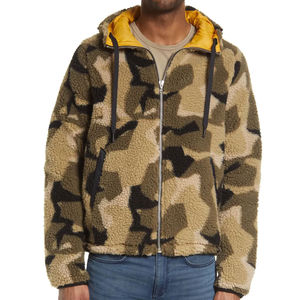 Veste polaire zippée avec texture sherpa douce et coupe décontractée, veste d'hiver sherpa avec doublure lisse et deux options de style - Product Image 5