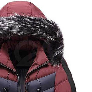 Chaqueta de Invierno Resistente para Hombre, Cortavientos, con Capucha de Piel Sintética, Parka de Invierno a Prueba de Nieve con Ribete de Piel Sintética - Product Image 6