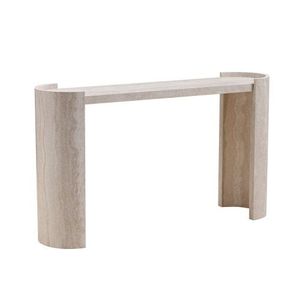 Mesa Consola de Diseño Moderno de 53.15 Pulgadas con Patrón de Mármol Faux MARS, Mesa Consola Estrecha para Entrada o Sala de Estar, Mesa Delgada para Sofá de MDF - Product Image 6