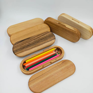 Porte-stylos/support en bois d'acacia au design unique pour bureau, décoratif et promotionnel, à prix abordable. - Product Image 5