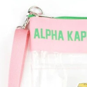 Green Pink <b>Clear</b> Stadium <b>Tote</b> <b>Bag</b> Bundle Transparent PVC Shoulder Purse with Snap Closure Casual Sports Concert Event - Product Image 2