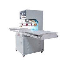 Machine à souder semi-automatique à table coulissante à tête unique avec PLC pour sacs en T-shirt et matériaux PVC