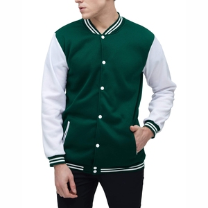 Veste universitaire OEM haut de gamme, veste bomber personnalisée en mélange de laine, logo brodé, veste universitaire pour équipe sportive universitaire, streetwear - Product Image 3