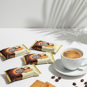 BRAKA Coffee Flavor Crispy Biscuits OEM ODM Private Label Available 150g Bulk From Factory Directly - Product Image 1