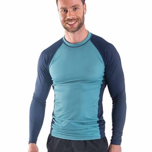 Oem Odm Men's MMA Rash Guard <b>Heat</b>-Transfer Printed Polyester/Nylon Breathable Anti-Bacterial UPF50+ Compression Shirts - Product Image 6