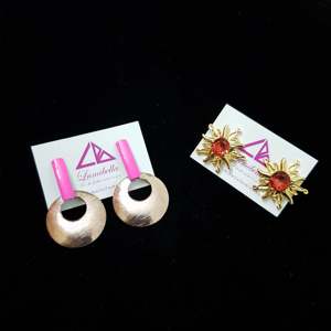 Designer Drop Earrings Combo 8-Trendy Geometric & Number Patterns with Zircon and Pearl Stainless Steel Party Jewelry - Product Image 1