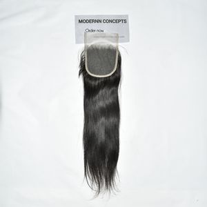 Extensions de cheveux humains vietnamiens 100% naturels, vierges, bruts, non traités, en lot pour grossistes, avec closure 5*5 en dentelle, cheveux raides - Product Image 1
