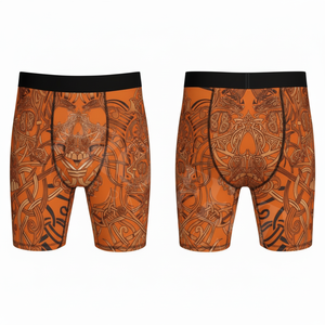 Trendy Fashionable Sublimated Design Compression Shorts Graphic Running Quick Dry Stretchy Polyester Fitness Tights Fitted Short - Product Image 2