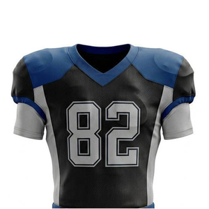 Uniformes de Fútbol Americano Personalizados por Sublimación, Transpirables, de Talla Grande, Manga Corta, de Secado Rápido para Adultos - Product Image 5