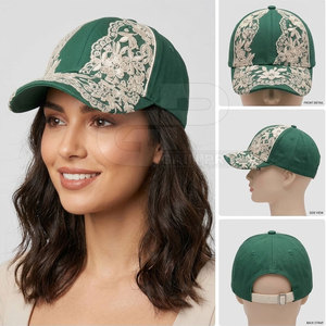 Fashionable <b>Women</b> Lace Baseball <b>Hat</b> Lightweight Breathable Adjustable Headwear For Beach Travel And Casual Outfits - Product Image 2