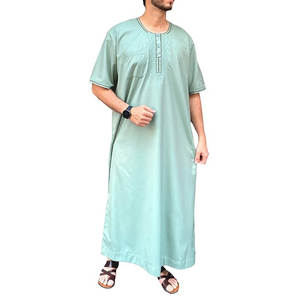 Jubba Árabe para Hombre, Prenda Larga de Algodón, Diseño Cultural para Uso Diario, Ropa Modesta, 2 Piezas, Venta al Por Mayor, Exportación, Fabricación - Product Image 2