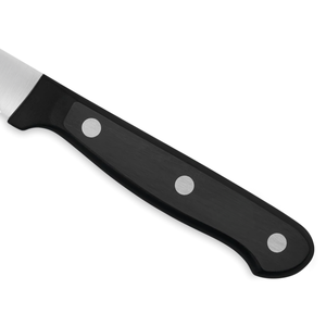 Couteau utilitaire professionnel de 4,5 pouces avec manche à triple rivet noir, lame en acier inoxydable tranchante pour la cuisine, les fruits, les légumes, la viande - Product Image 4