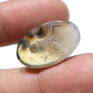 พลอยอาเกตธรรมชาติทรงคาโบชอง ลายเส้นสวยงาม แบบเรียบ สำหรับทำเครื่องประดับ ขายส่งจากผู้ผลิต - Product Image 3